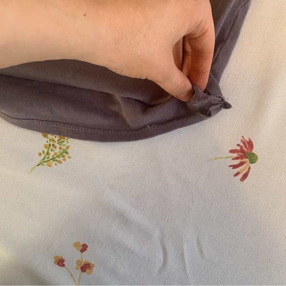 Cropped purple Zara size small cropped tee shirt top - Picture 8 of 9